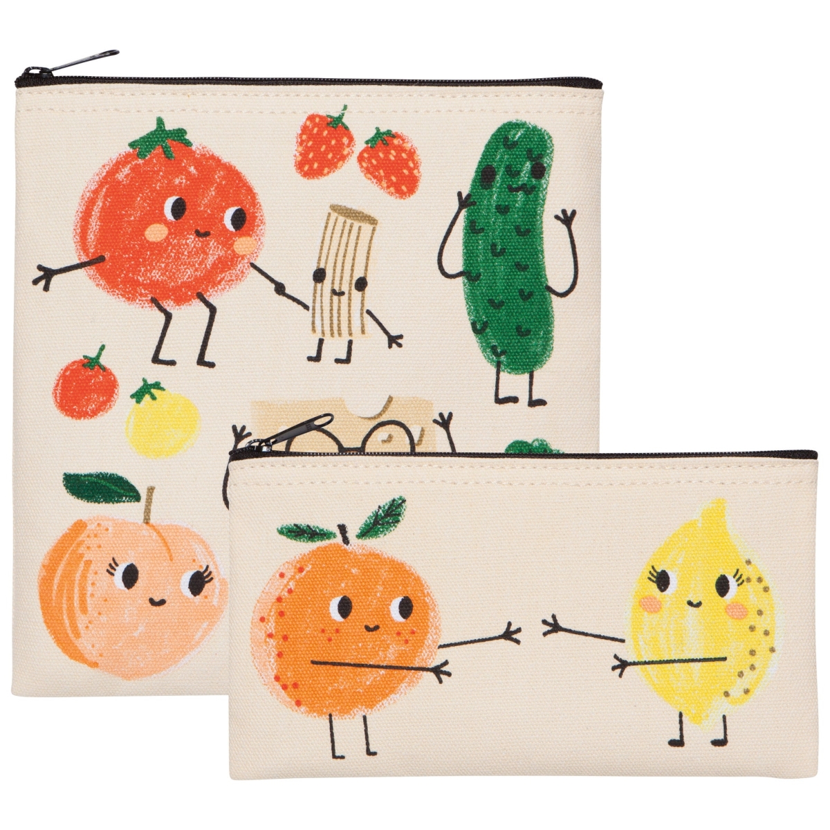 Picture of Danica Brands 3364038 Funny Food Snack Bags, Set of 2