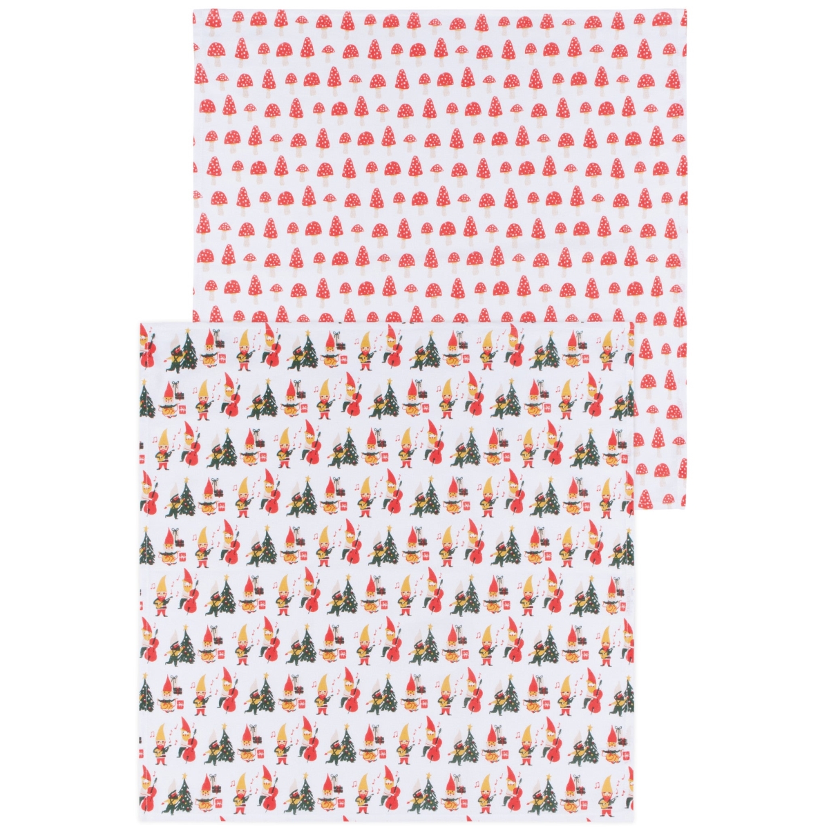 Picture of Danica Brands 2141001 Gnome for the Holidays Floursack Dishtowels, Set of 2
