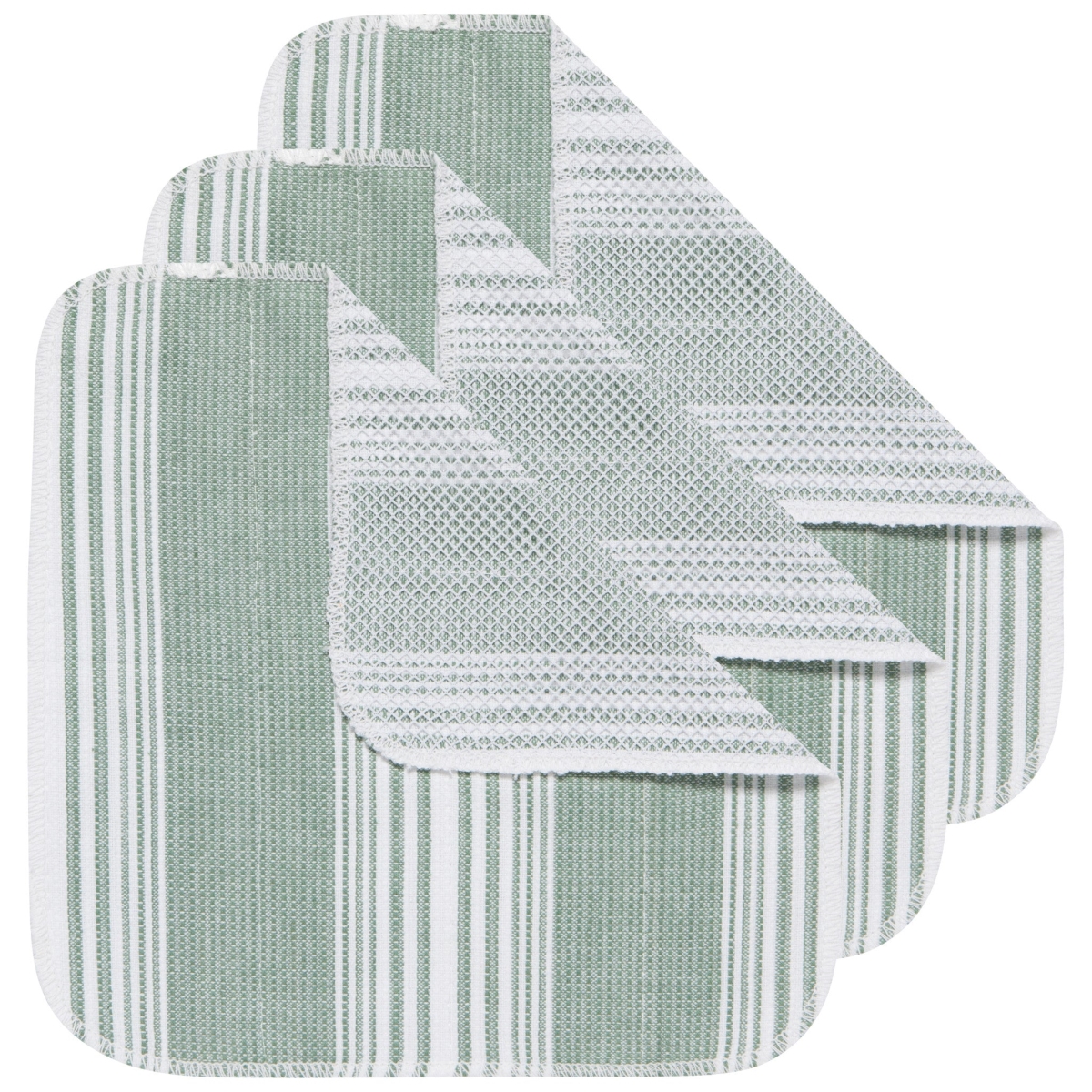 Picture of Danica Brands 2251001 Scrub-It Elm Green Dishcloths, Set of 3