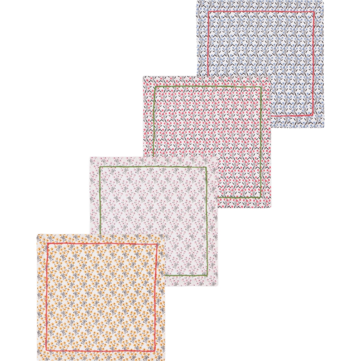 Picture of Danica Brands 1183002 Bouquet Cocktail Napkins, Set of 4