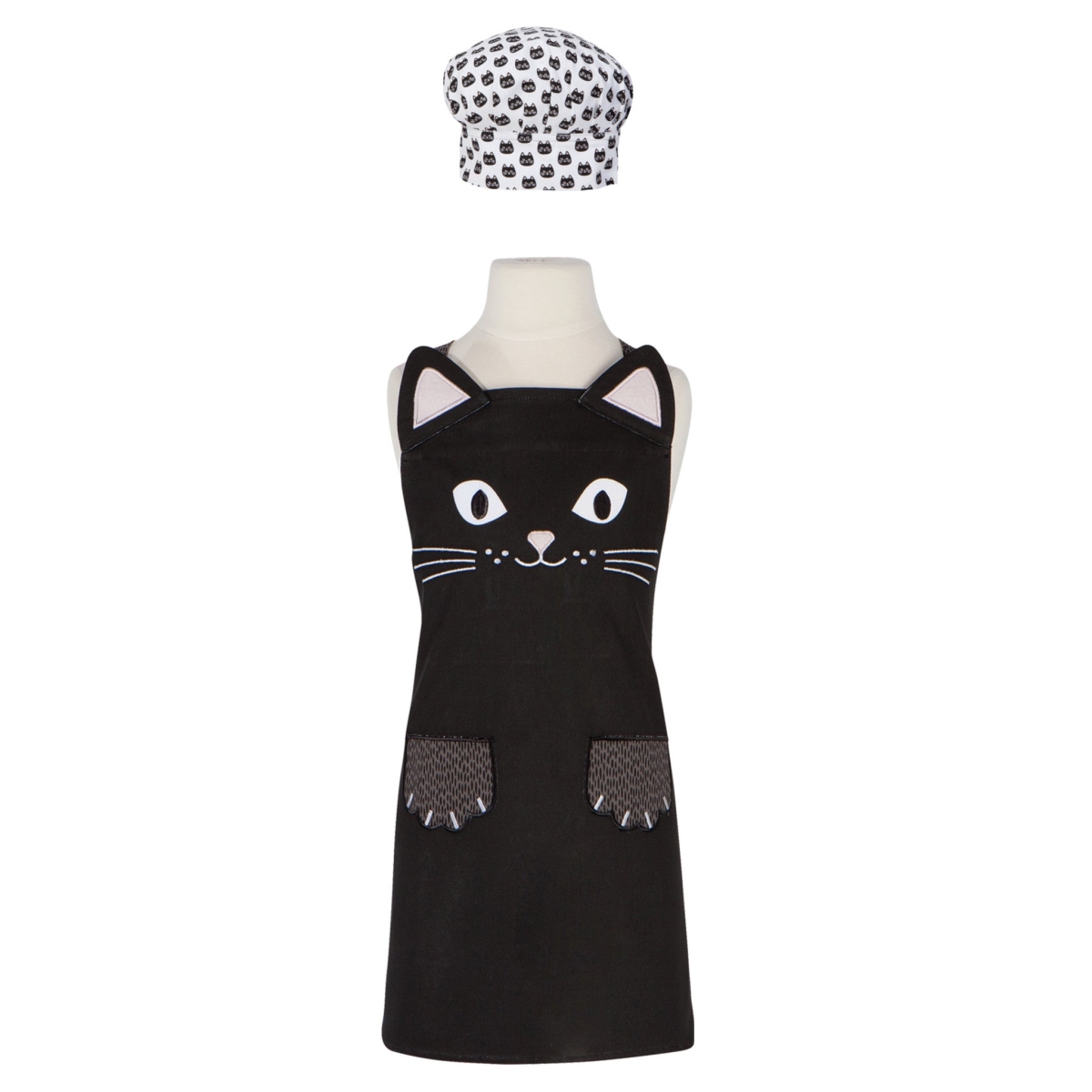 Picture of Danica Brands 2246007 18 x 21 in. Cat Kids Apron & Hat Set