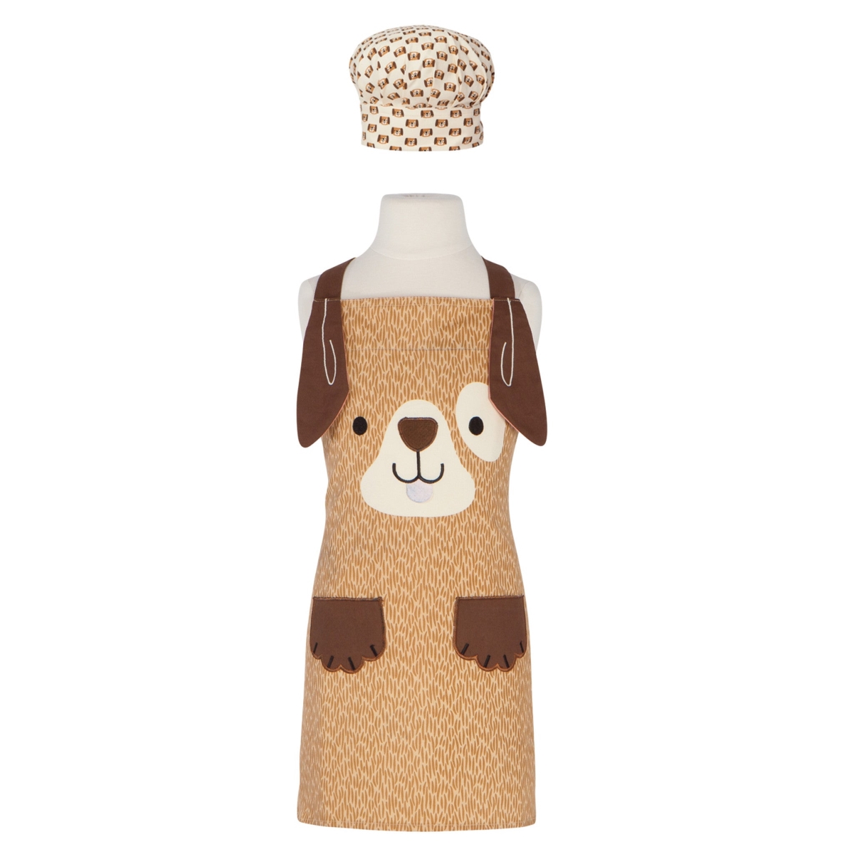 Picture of Danica Brands 2246008 18 x 21 in. Dog Kids Apron & Hat Set