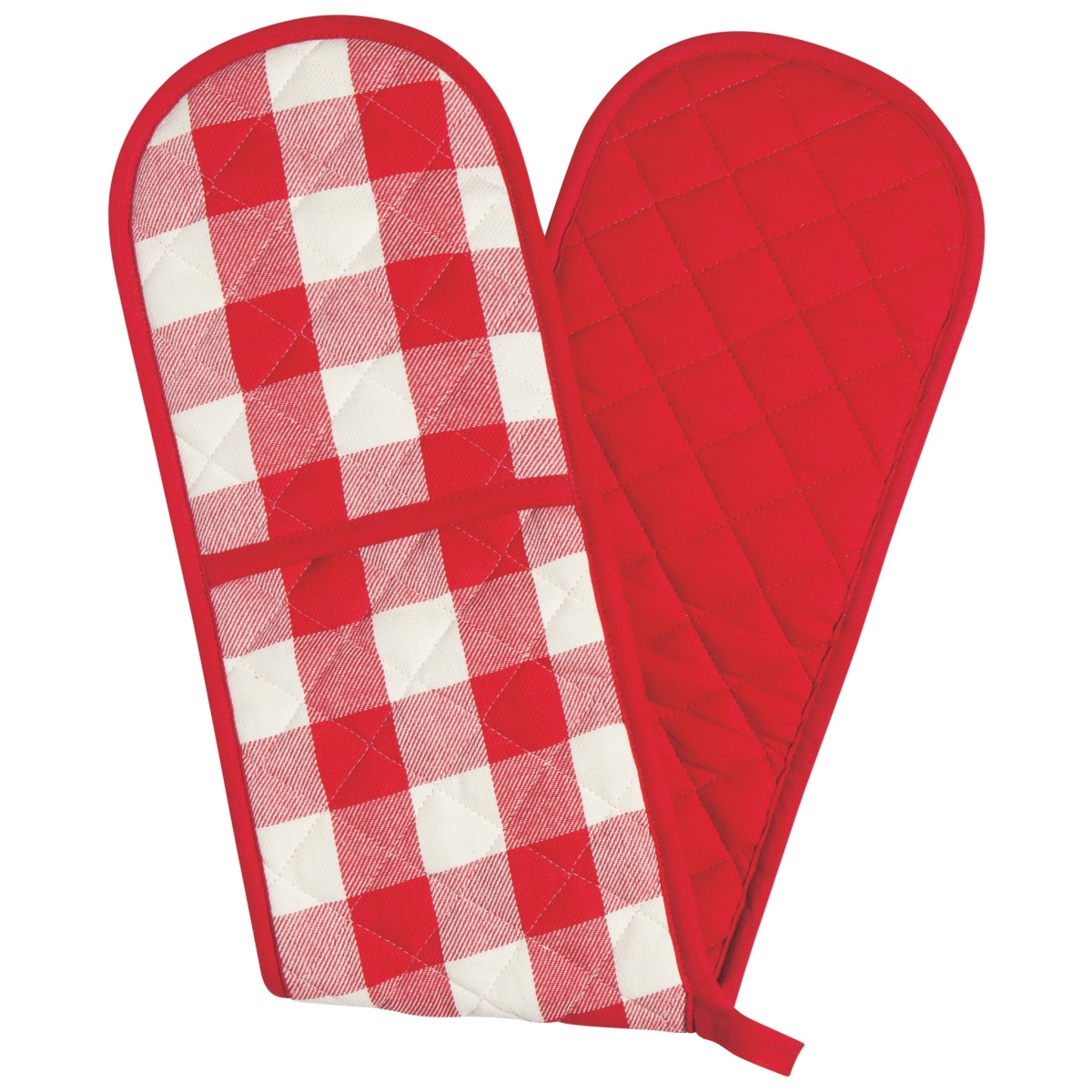Picture of Danica Brands 2170002 7.5 x 36 in. Red Check Double Oven Mitt