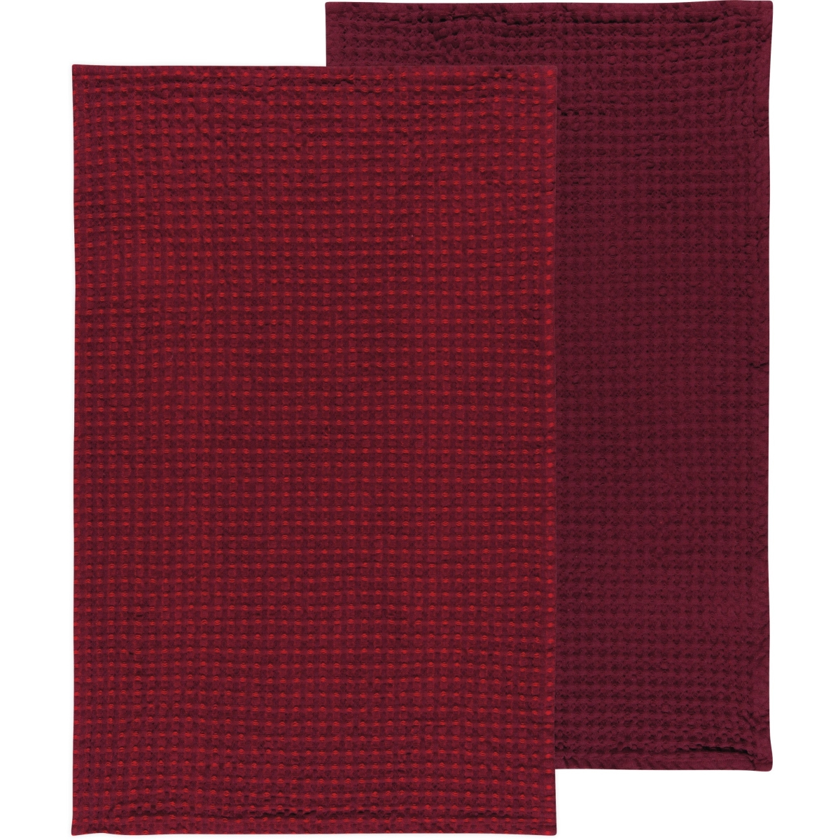 Picture of Danica Brands 2171004 Second Spin Burgundy Waffle Dishtowel, Set of 2
