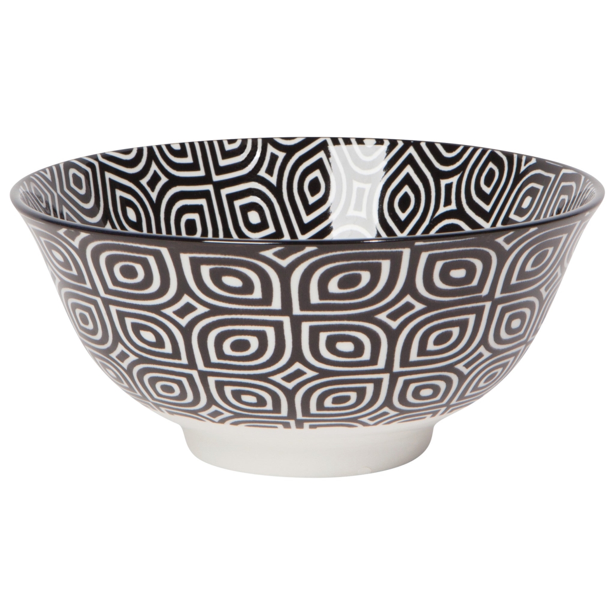 Picture of Danica Brands 5142023 6 in. Black Geo Stamped Bowl