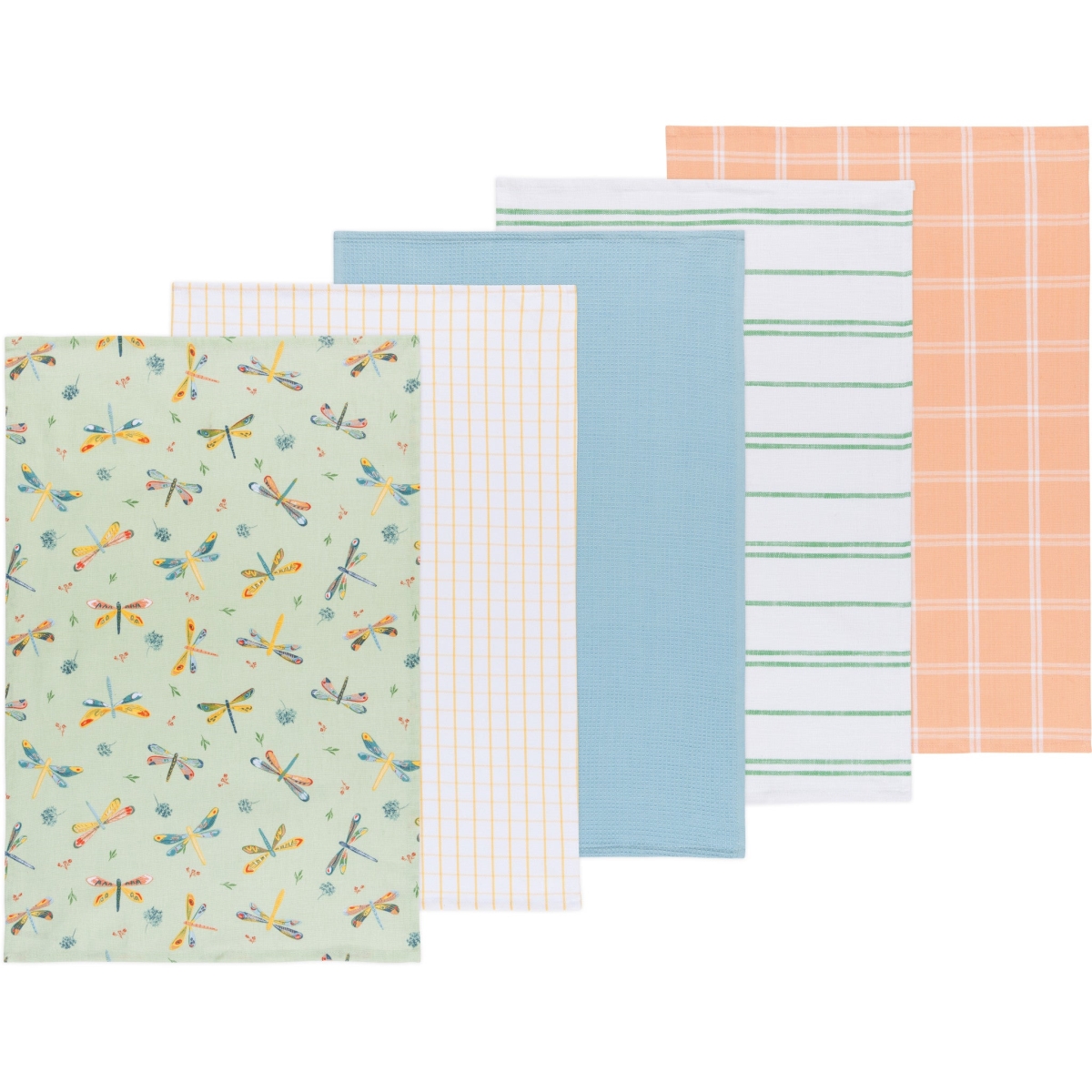 Picture of Danica Brands 2169003 18 x 28 in. Dragonfly Dishtowels, Set of 5