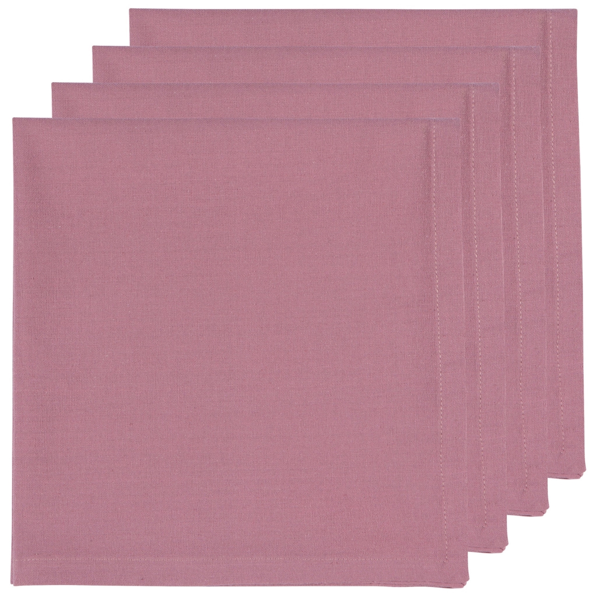 Picture of Danica Brands 1800633 Spectrum Cotton Napkins - Mauve, Set of 4