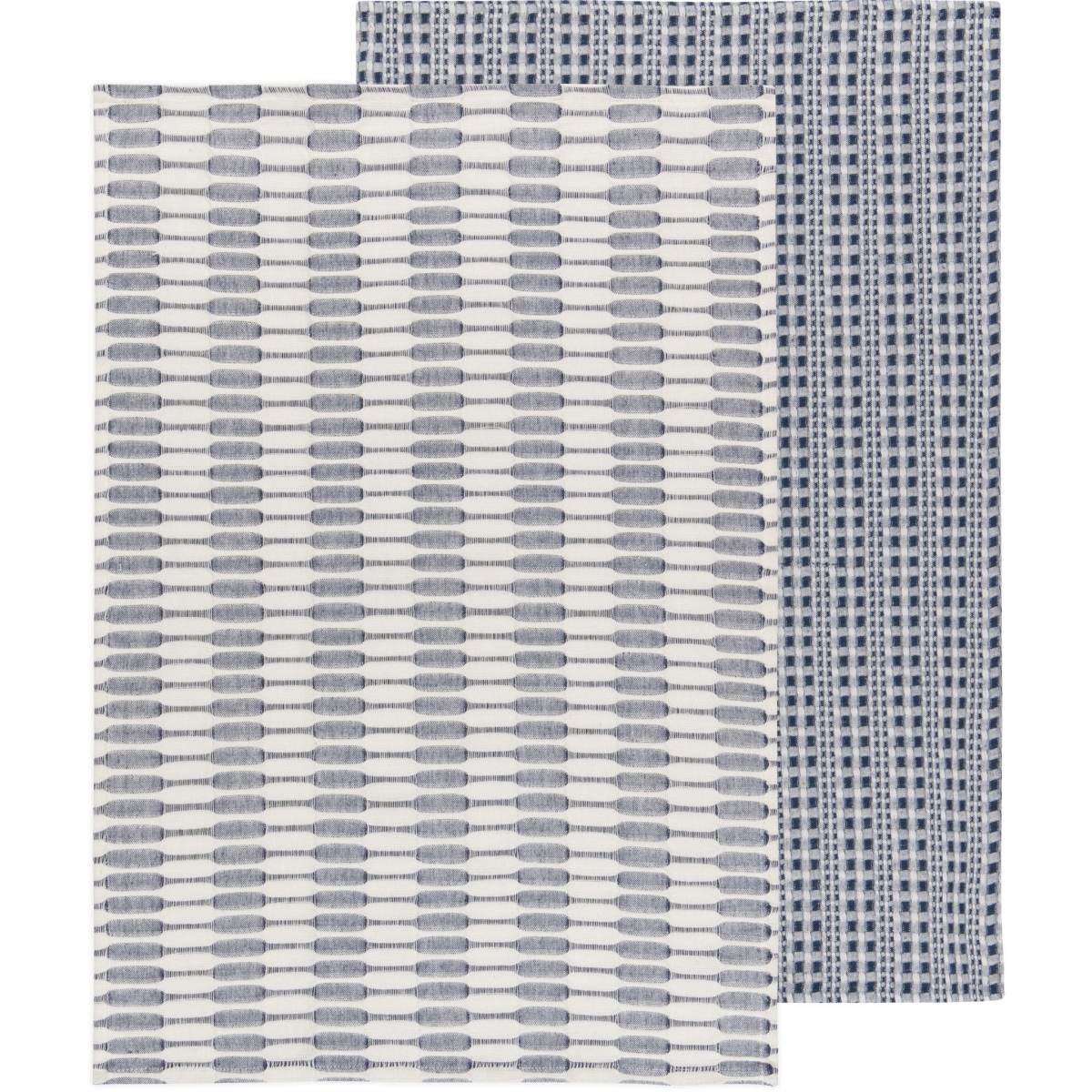 Picture of Danica Brands 2248505 Midnight Blue Abode Dishtowel, Set of 2