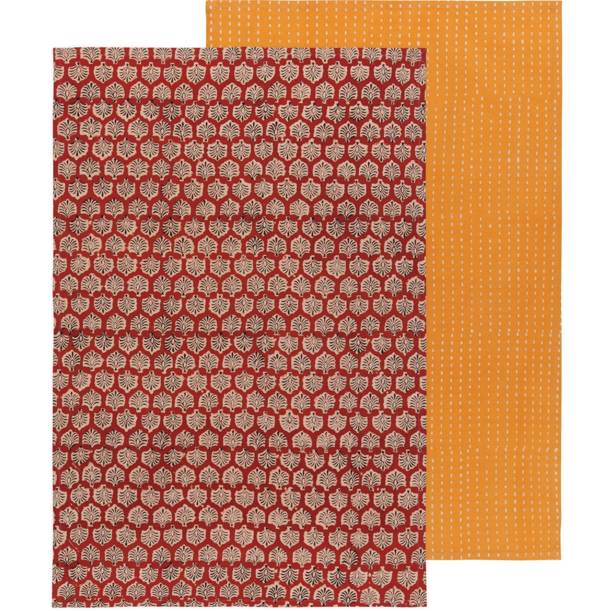 Picture of Danica Brands 2260501 Field Block Printed Dishtowel, Set of 2