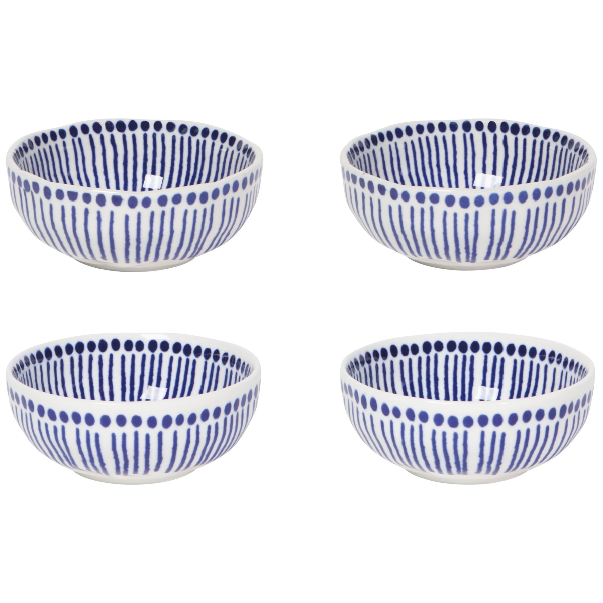 Picture of Danica Brands 5280500 4 oz Sprout Stamped Pinch Bowls, Set of 4