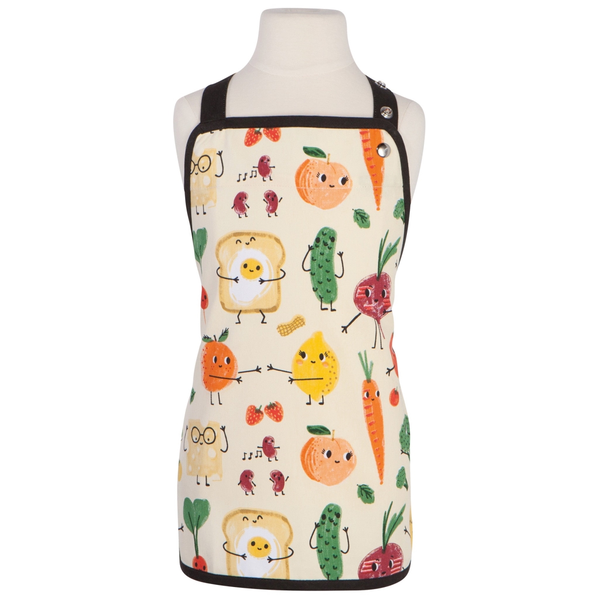 Picture of Danica Brands JKA1113D 18 x 18 in. Funny Food Kids Apron