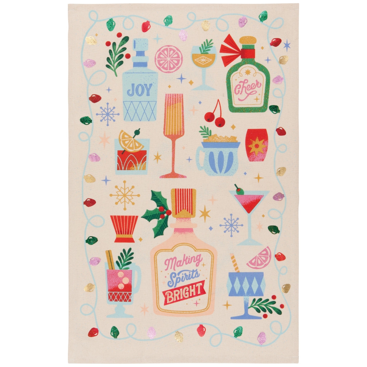 Picture of Danica Brands JKT1136D 18 x 28 in. Spirits Bright Decorative Dishtowel