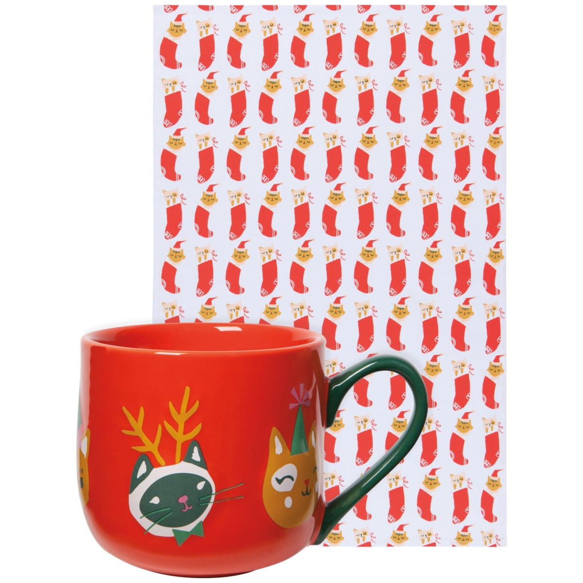 Picture of Danica Brands JMG1120D Let It Meow Mug & Dishtowel - Set of 2