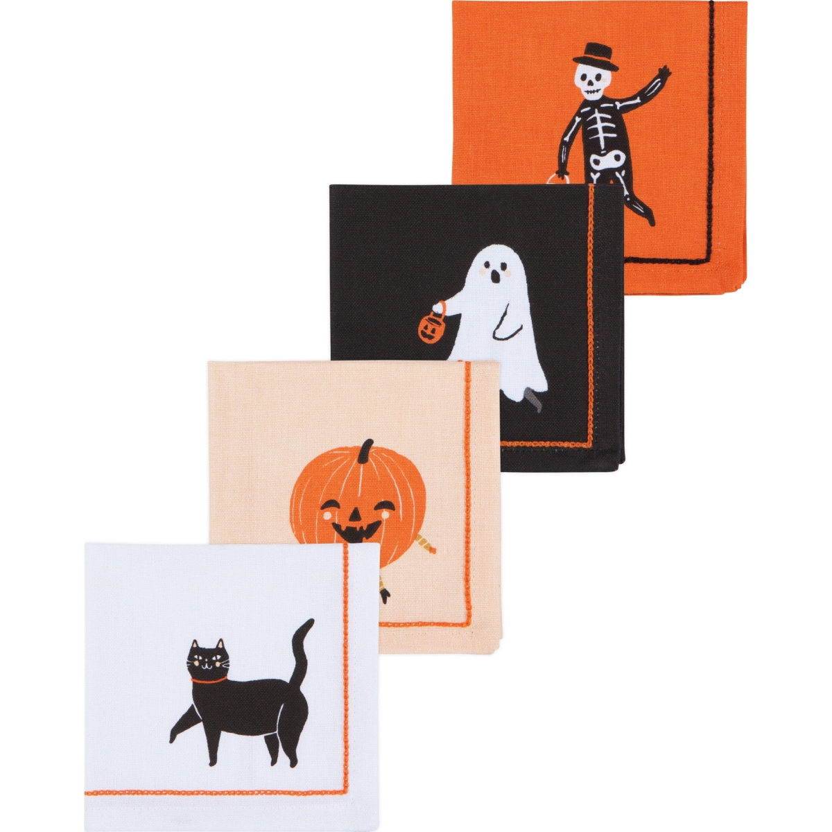 Picture of Danica Brands JNP1087D Boo Crew Halloween Cocktail Napkins, Set of 4