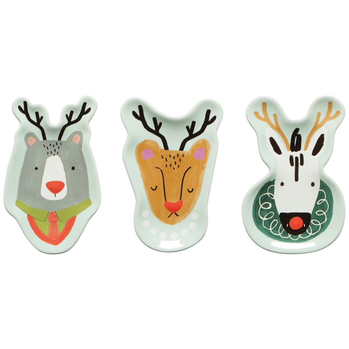 Picture of Danica Brands JSV1068D Rudolph Imposter Christmas Dishes, Set of 3