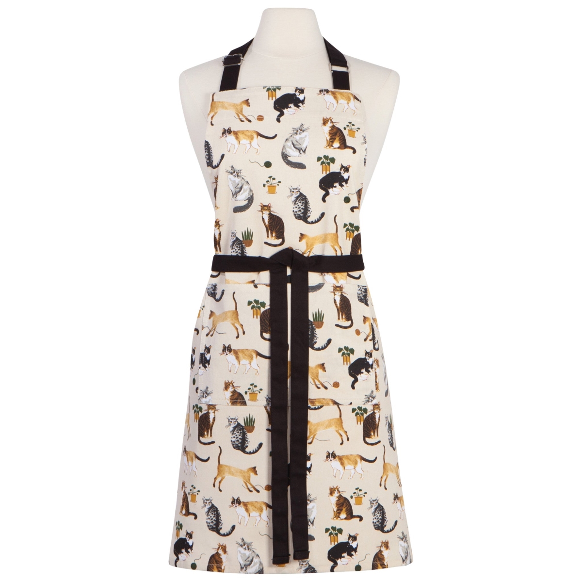 Picture of Danica Brands NAP1194D 28 x 32 in. Cat Collective Chef Apron
