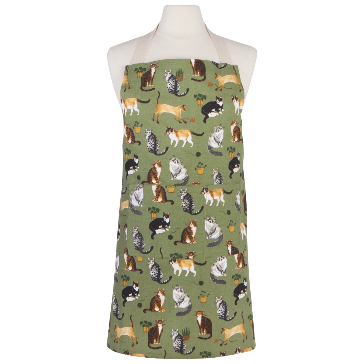 Picture of Danica Brands NAP1199D 24 x 27 in. Cat Collective Petite Chef Apron