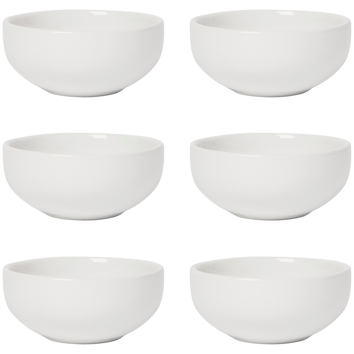 Picture of Danica Brands NBO1063D 2 oz White Pinch Bowls, Set of 6