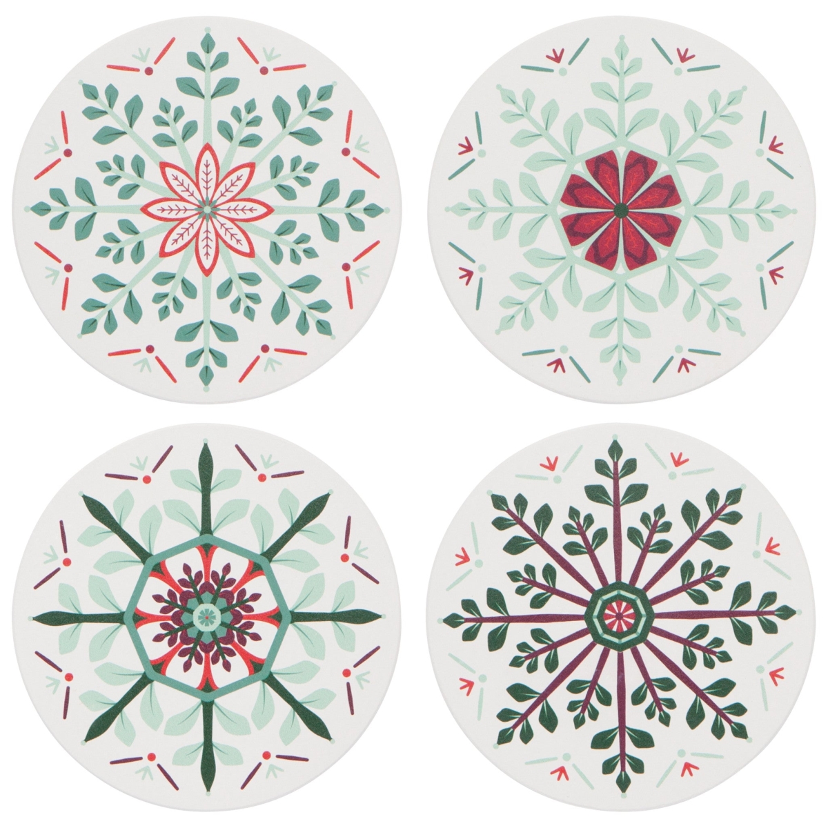 Picture of Danica Brands NCO1428D Good Tidings Soak Up Coasters, Set of 4