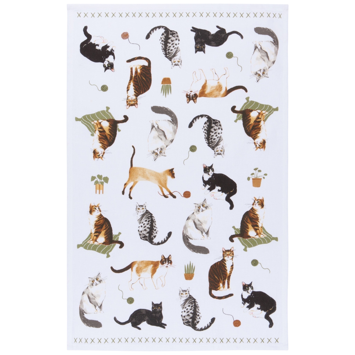 Picture of Danica Brands NKT1201D 18 x 28 in. Cat Collective Dishtowel