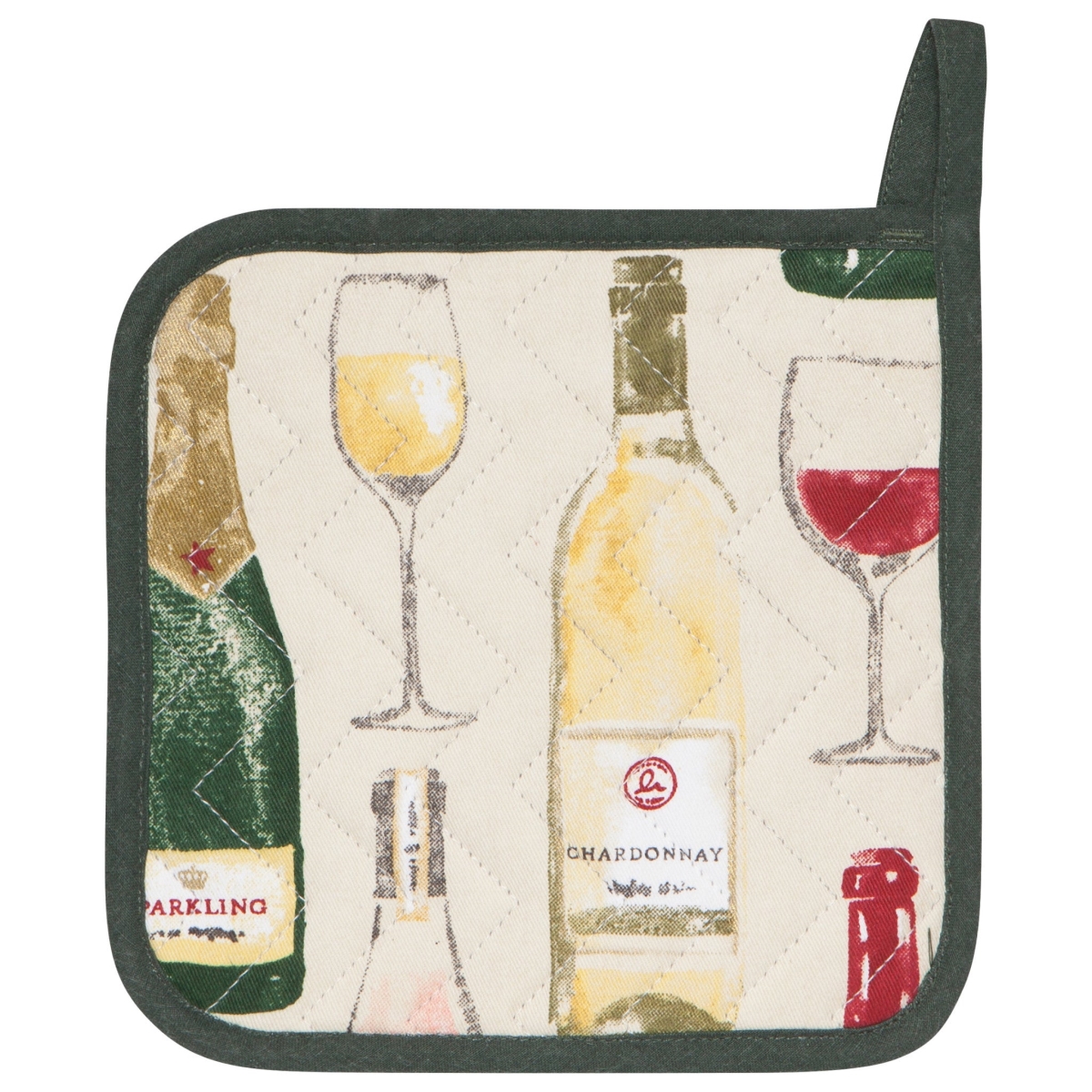 Picture of Danica Brands NPH1190D 8 x 8 in. Sommelier Cotton & Polyester Potholder