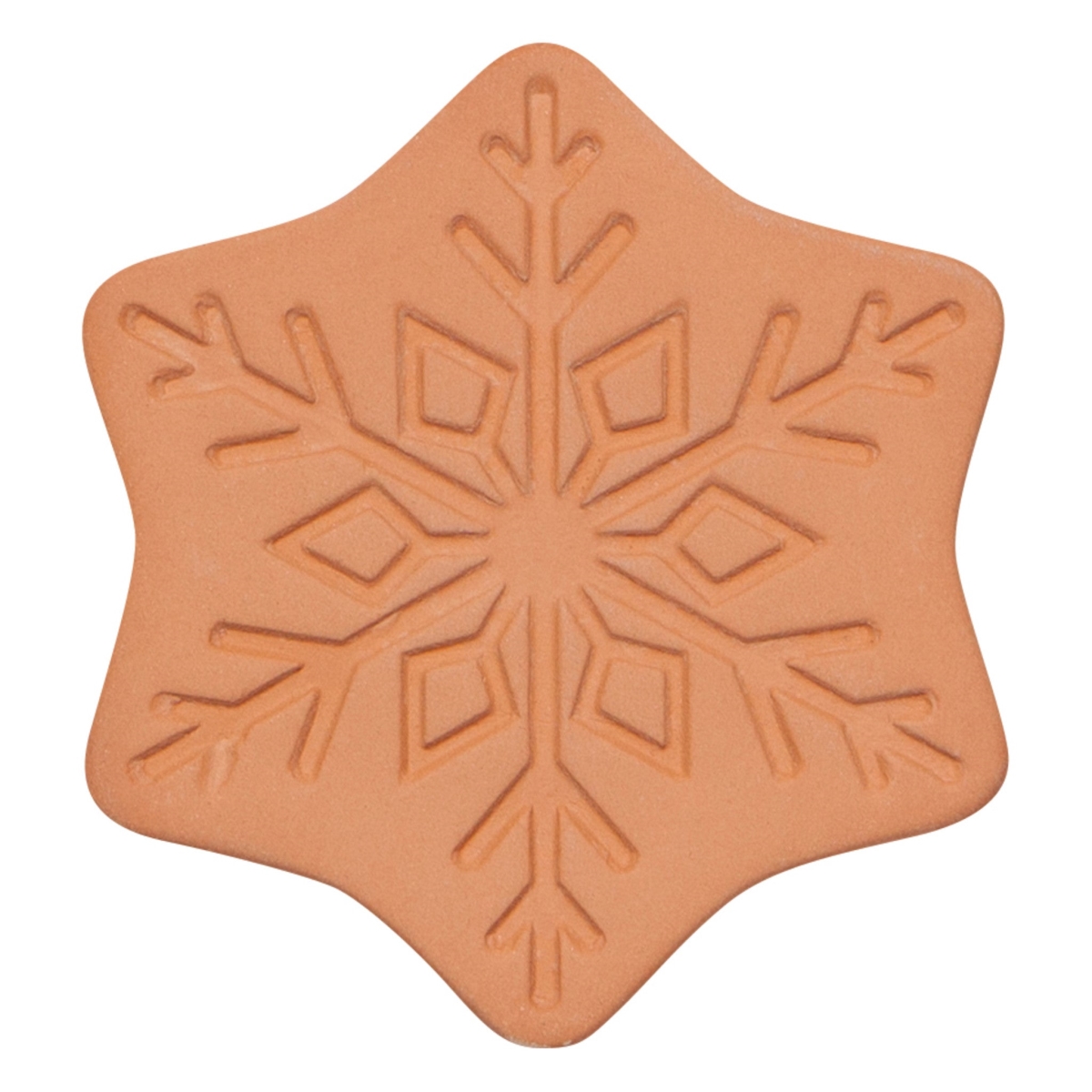 Picture of Danica Brands NSS1307D 2.5 x 2.3 x 0.4 in. Snowflake Terracotta Sugar Saver