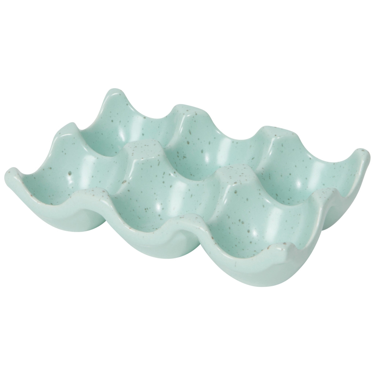 Picture of Danica Brands NSS1381D Robins Egg Speckle Ceramic Crate