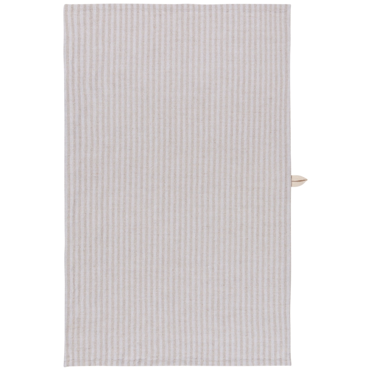 Picture of Danica Brands HKT1282D 20 x 30 in. Dove Gray Stripe Linen-Cotton Dishtowel