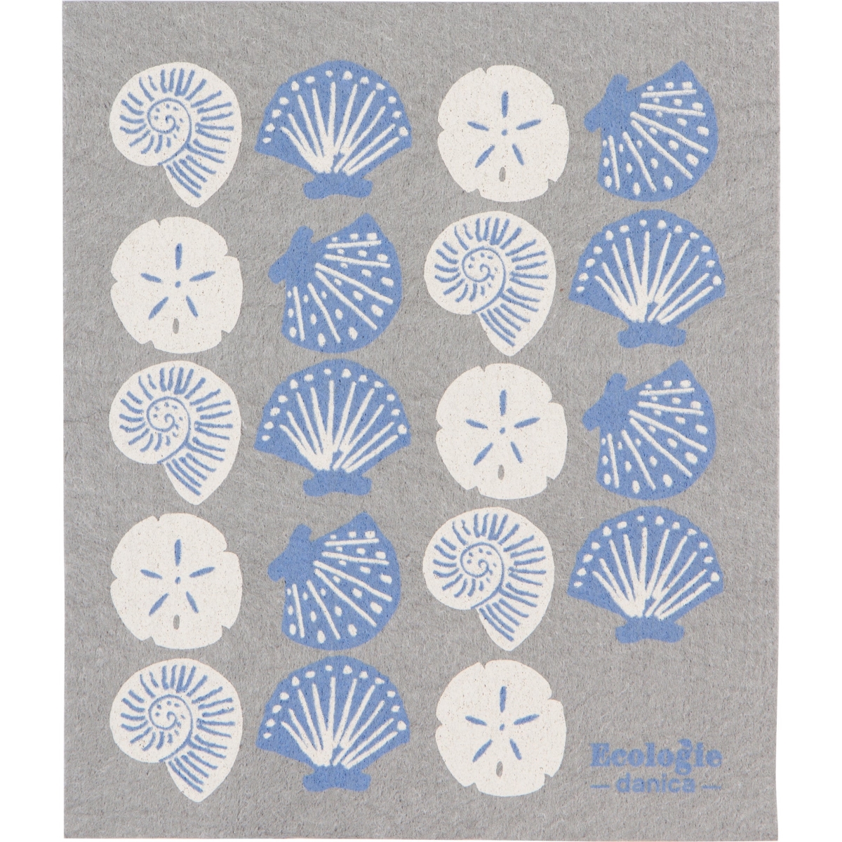 Picture of Danica Brands ESW2048D 6.5 x 8 in. Seaside Shells Swedish Dishcloth
