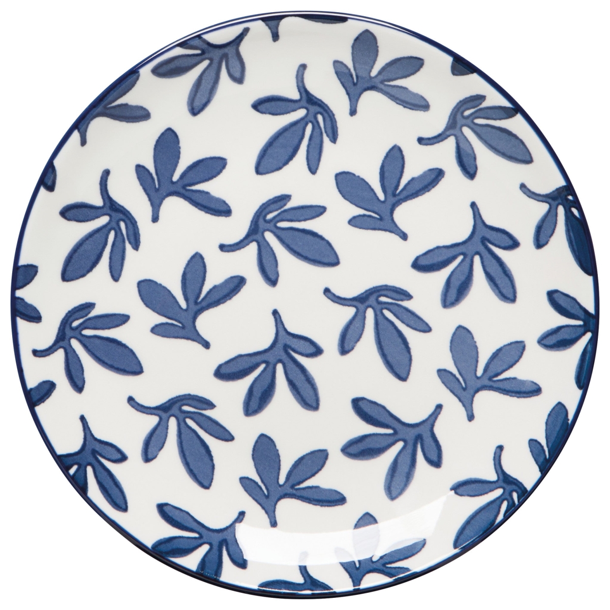 Picture of Danica Brands NPT1785D 6 in. Blue Floral Stamped Appetizer Plate