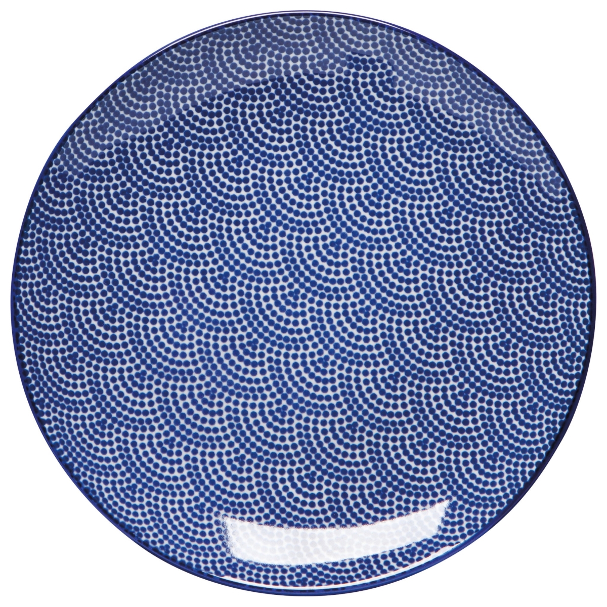 Picture of Danica Brands NPT1788D 6 in. Blue Waves Stamped Appetizer Plate