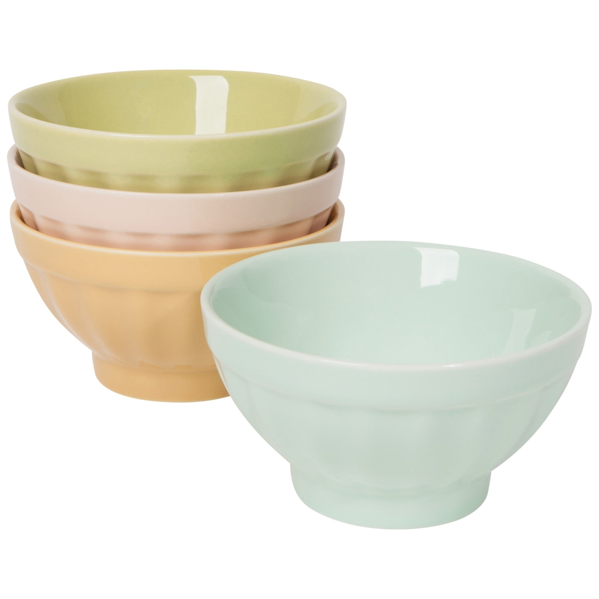 Picture of Danica Brands NBO1716D 8 oz Flora Ice Cream Bowls, Set of 4