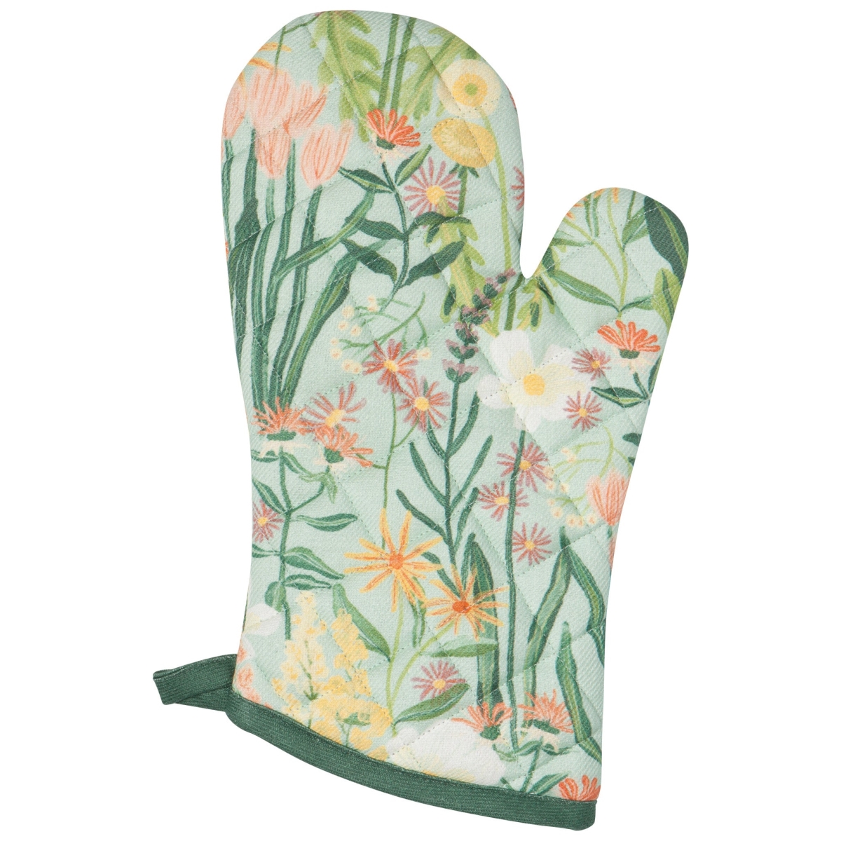 Picture of Danica Brands NOM1724D 13 in. Bees & Blooms Oven Mitt