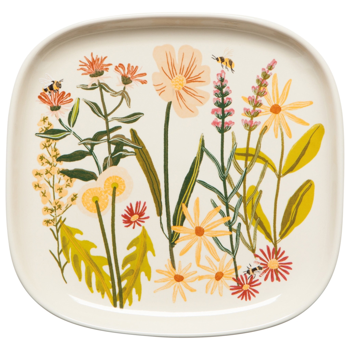 Picture of Danica Brands NSV1770D 7 x 6.7 in. Bees & Blooms Sto are Dish