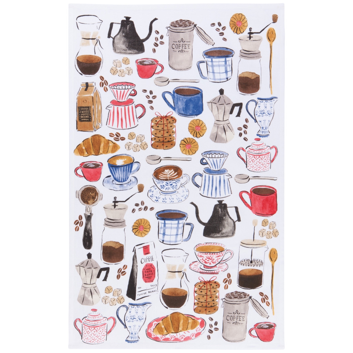 Picture of Danica Brands NKT1800D 18 x 28 in. Coffee Break Dishtowel