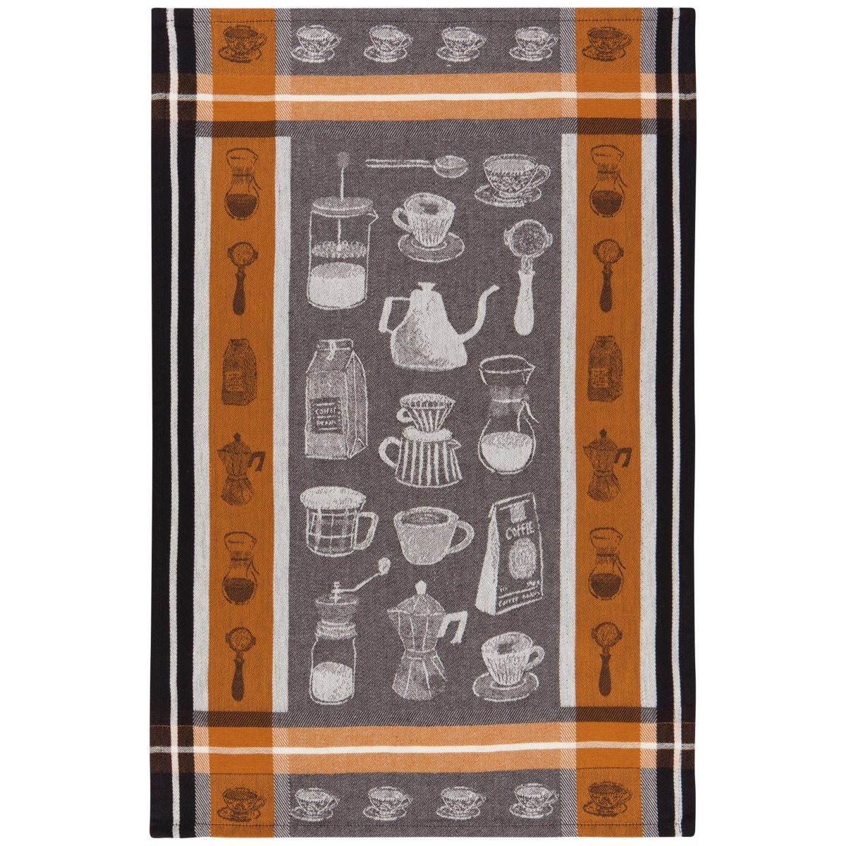 Picture of Danica Brands NKT1802D 18 x 28 in. Coffee Break Jacquard Dishtowel