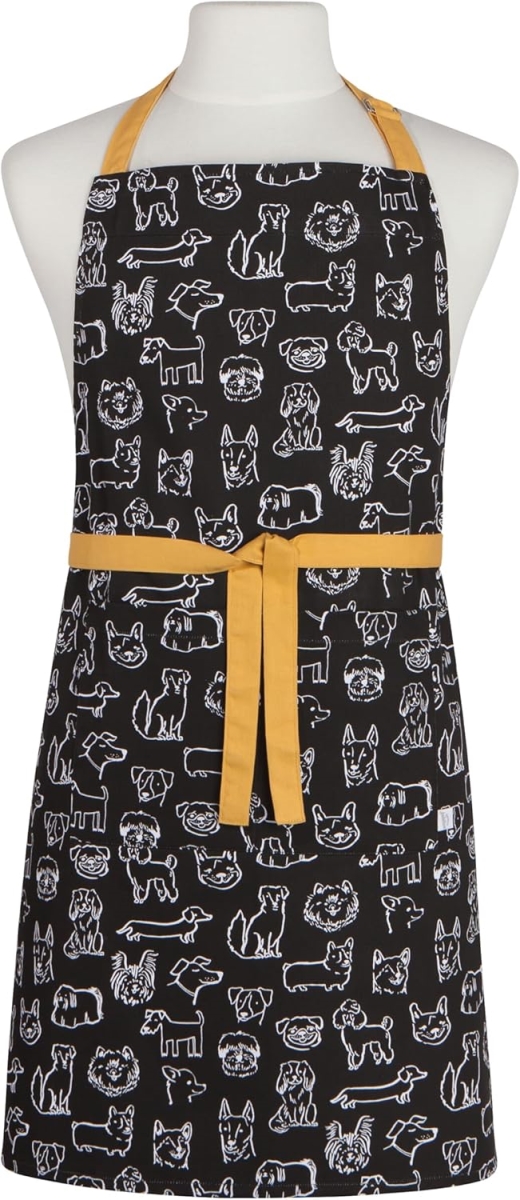Picture of Danica Brands JAP1832D 28 x 32 in. Kitchen Apron with 2 Pockets - Dog Park