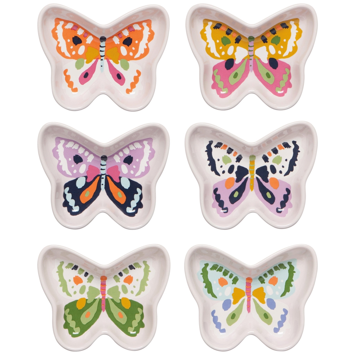 Picture of Danica Brands JSV1623D 2 oz Flutter by Pinch Bowls, Set of 6