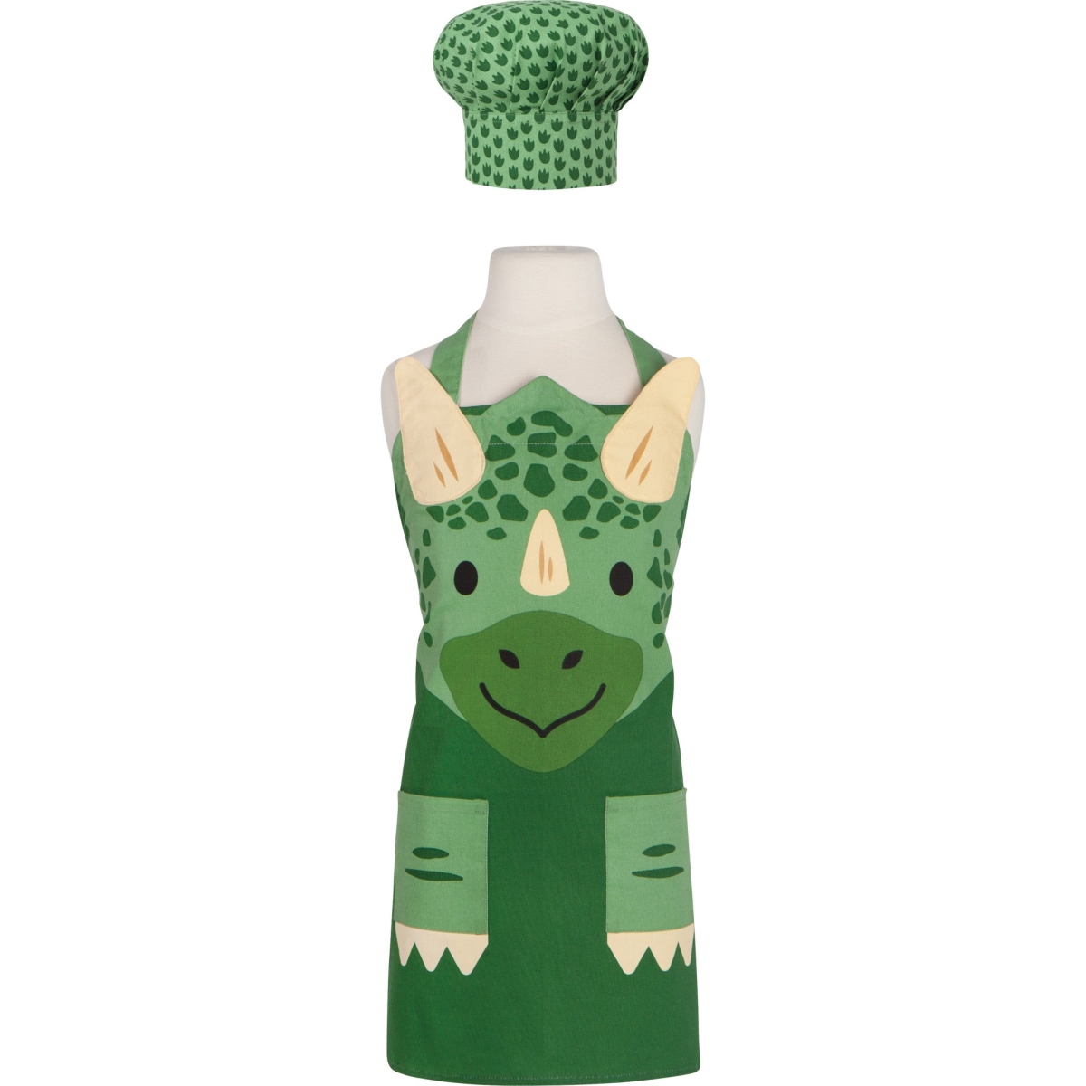 Picture of Danica Brands JKA1531D 18 x 21 in. Dino Kids Apron & Hat Set