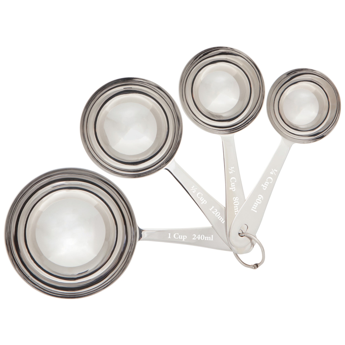 Picture of Danica Brands HME2153D Stainless Steel Measuring Cups, Set of 4