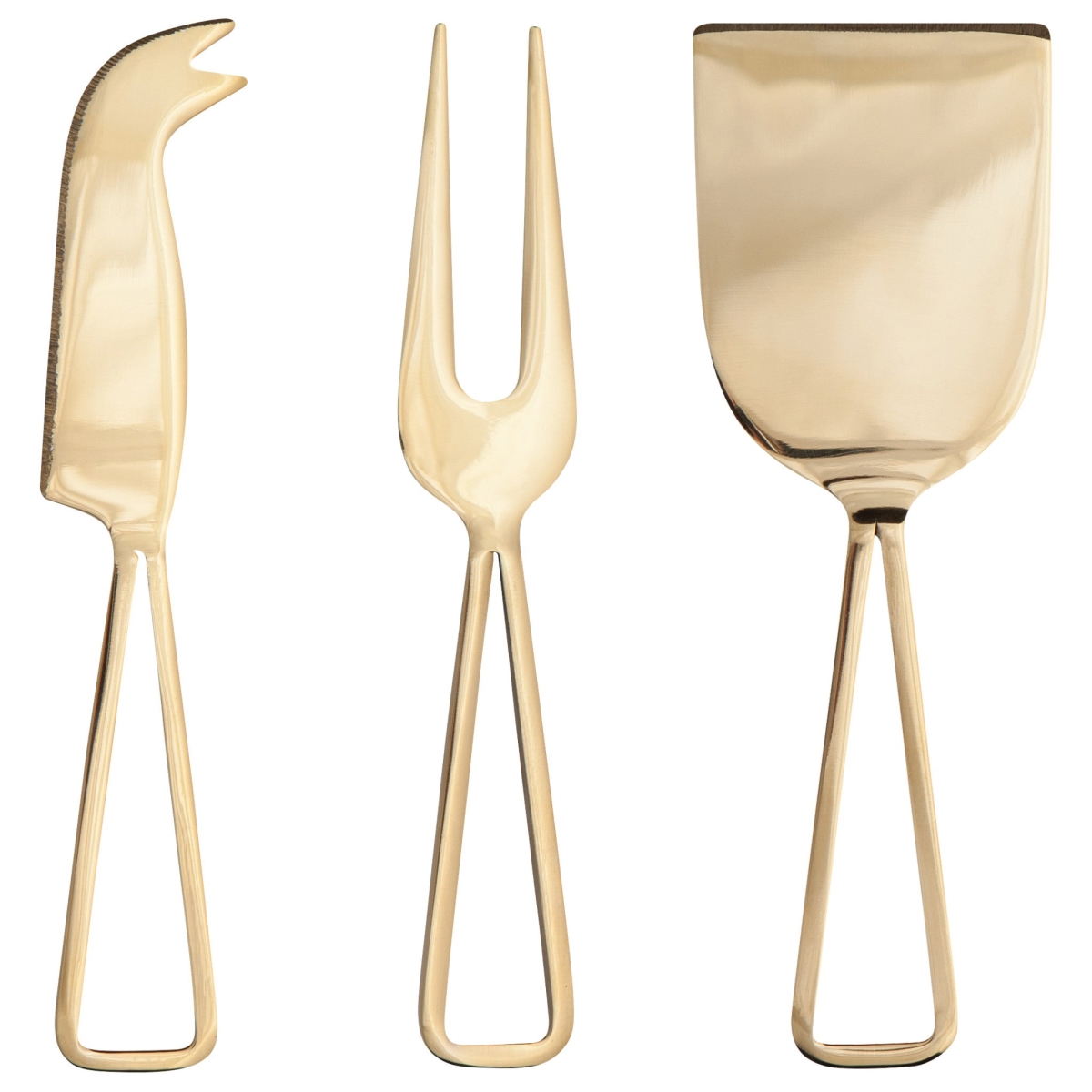 Picture of Danica Brands HSV2134D 2 x 5.75 in. Gold Cheese Knives - Set of 3