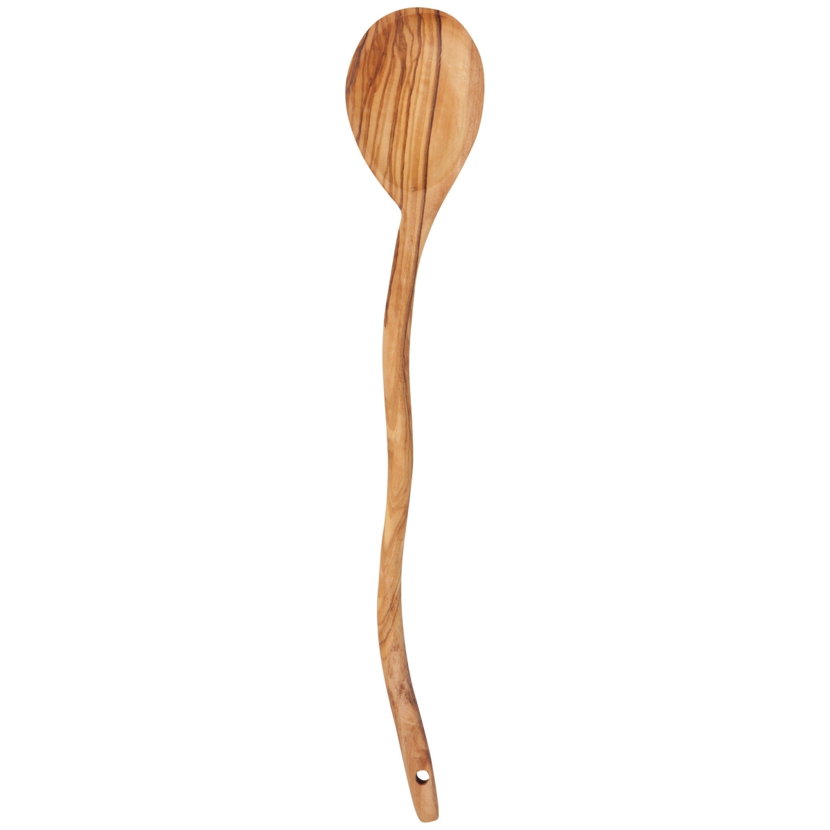 Picture of Danica Brands HKU2129D 2 x 12 in. Olive Wood Wavy Rounded Spoon