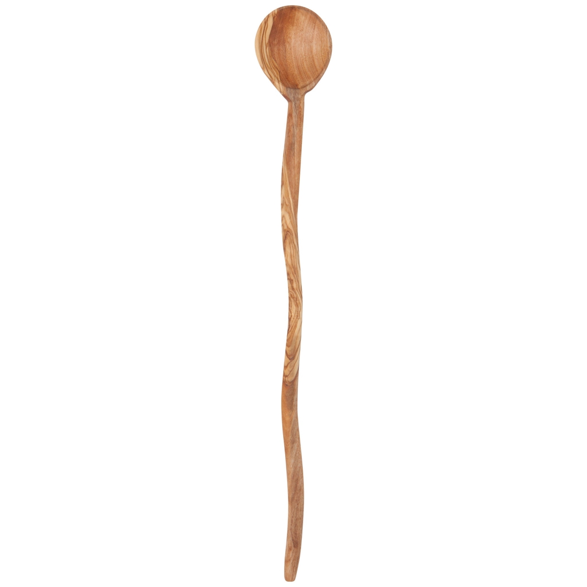 Picture of Danica Brands HKU2128D 2 x 14 in. Olive Wood Wavy Spoon
