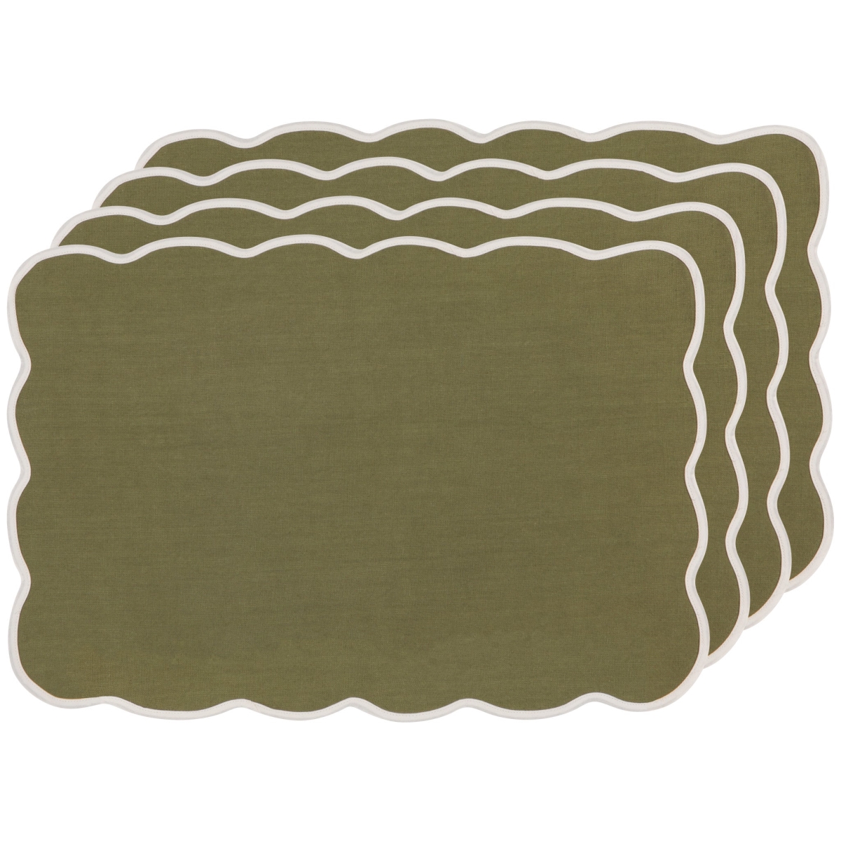 Picture of Danica Brands HPM1863D Olive Branch Florence Placemats, Set of 4