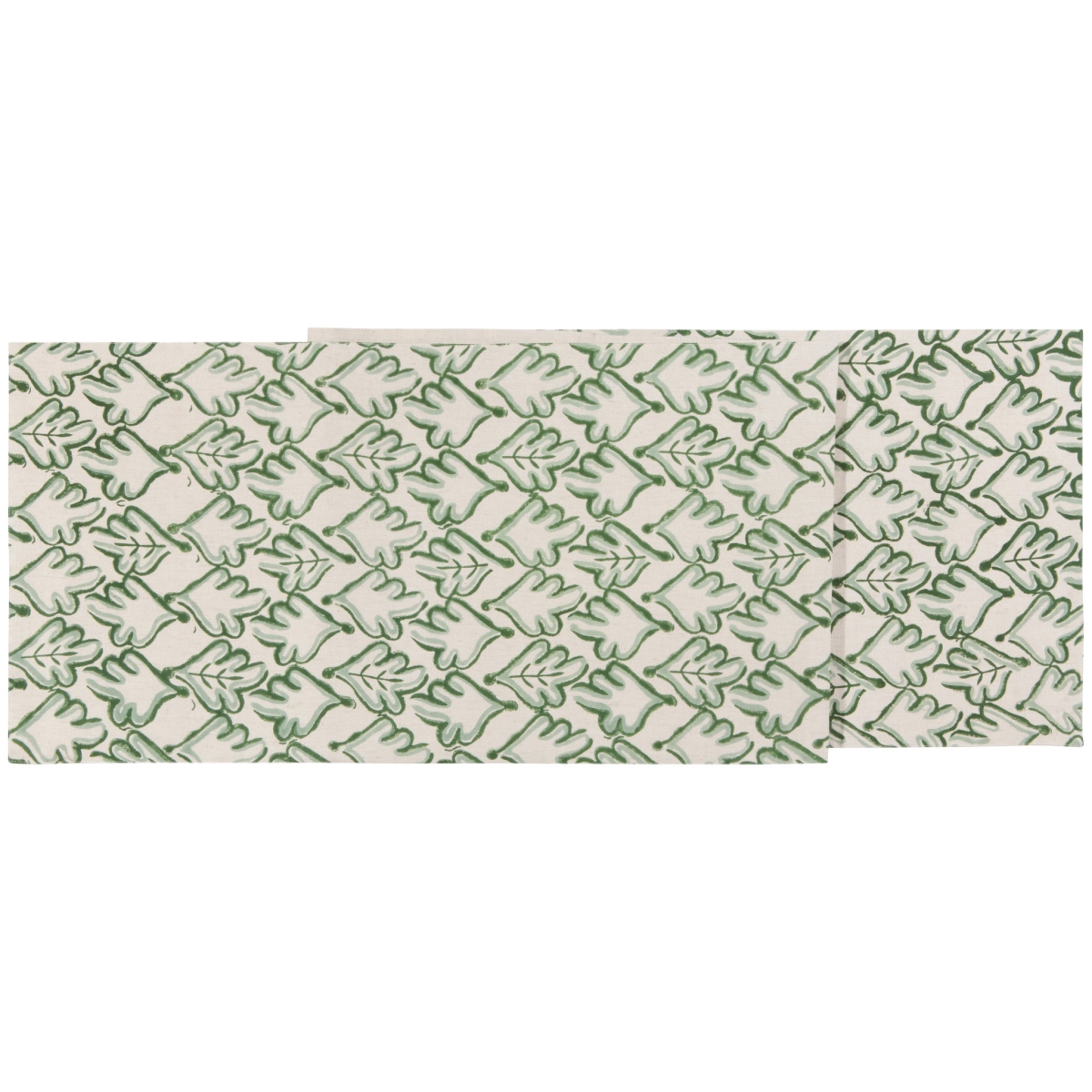 Picture of Danica Brands HTR1857D 14 x 72 in. Hedge Block Print Table Runner
