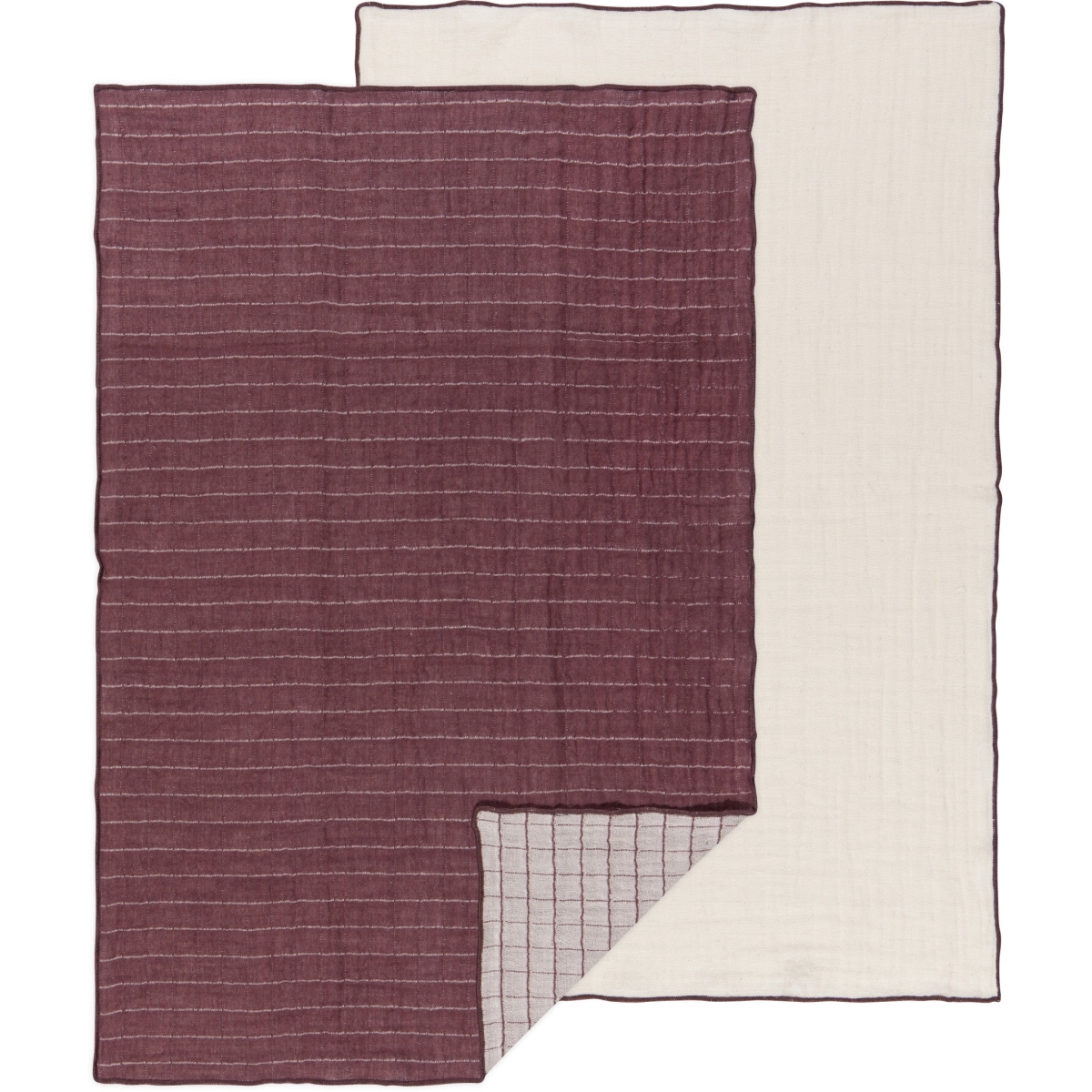 Picture of Danica Brands HKT1850D Ash Plum Double Gauze Dishtowels, Set of 2