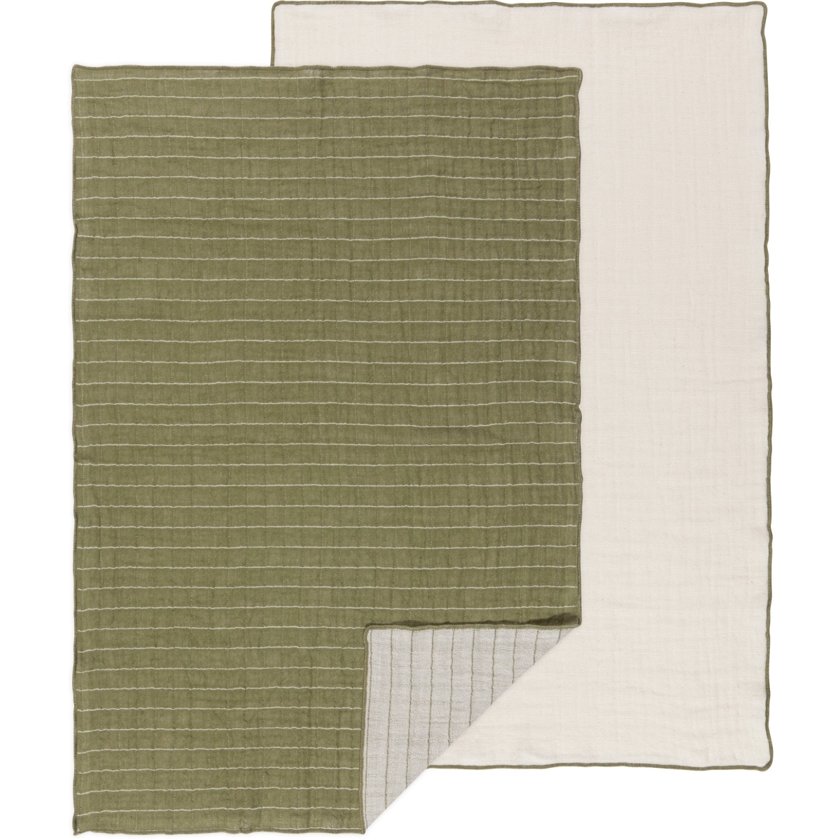 Picture of Danica Brands HKT1848D Olive Branch Double Gauze Dishtowels, Set of 2