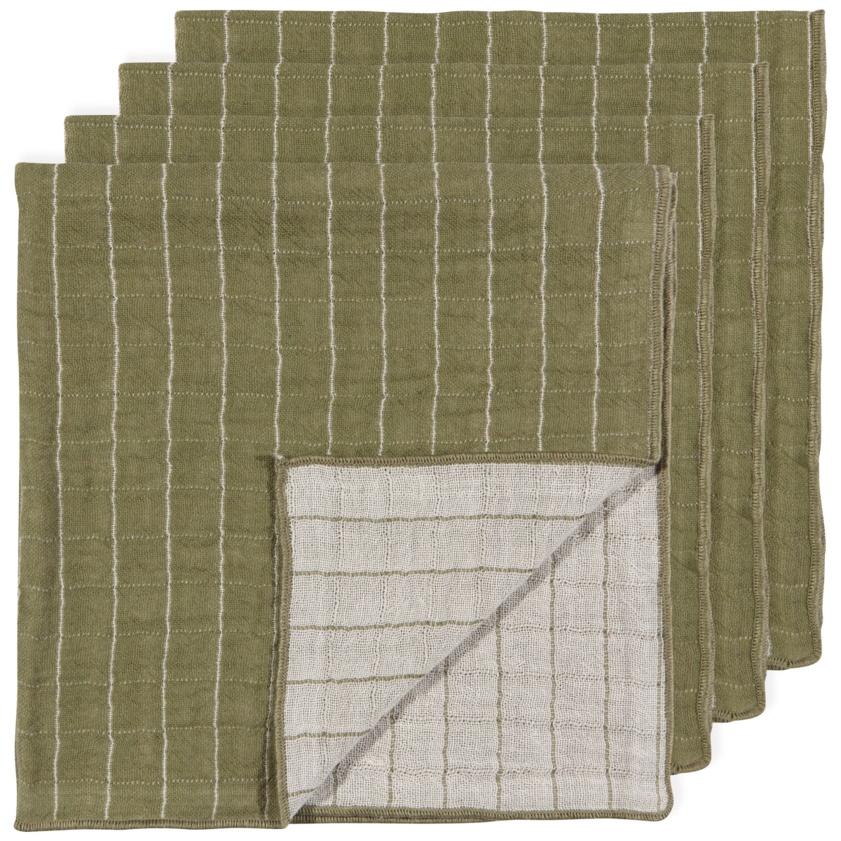 Picture of Danica Brands HNP1558D Olive Branch Double Weave Napkins, Set of 4