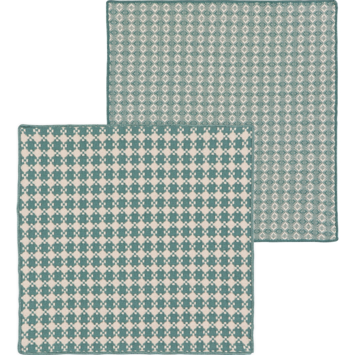Picture of Danica Brands HDC2277D Lagoon Assorted Woven Dishcloth, Set of 2