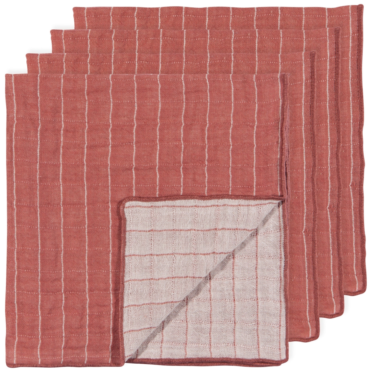 Picture of Danica Brands HNP2463D 18 x 18 in. Canyon Rose Double Weave Napkins - Set of 4